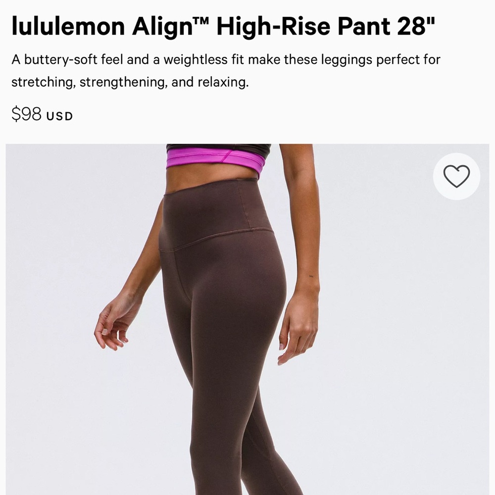 lululemon Align™ High Pant 28"